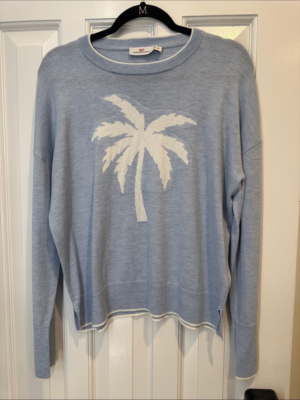 Vineyard vines medium Palm-Print Crewneck Sweater - NWOT never worn